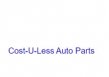 Cost-U-Less Auto Parts logo