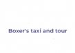 Boxer's Taxi And Tour logo