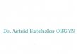 Dr. Astrid Batchelor OBGYN logo