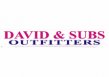 David & Subs Outfitters logo