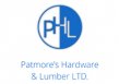 Patmore's Hardware logo
