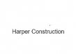 Harper Construction logo