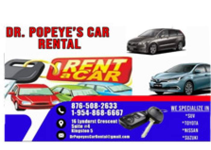Dr Popeye's Car Rental logo