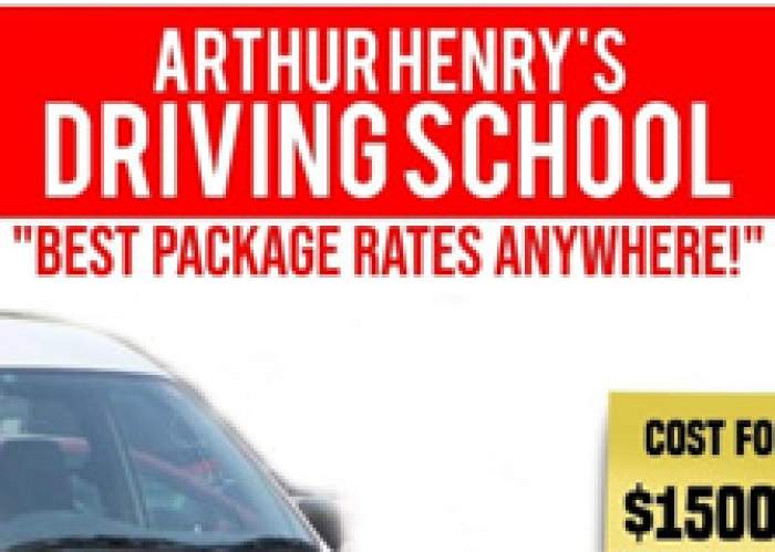 Arthur Henry Driving School logo