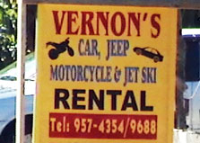 Vernon's Car & Jeep Rentals logo