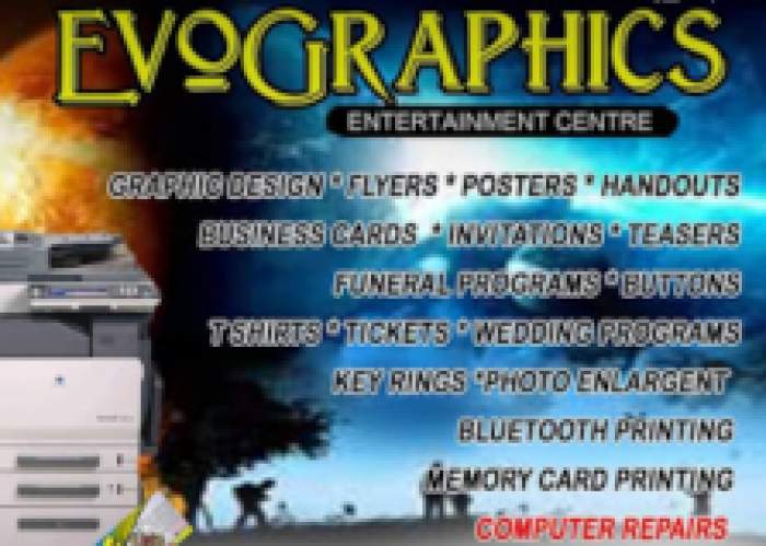 Evo Graphics Photo Studio  Stationery Supplies logo