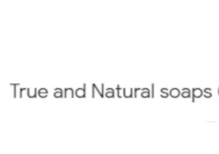True And Natural Soaps  logo