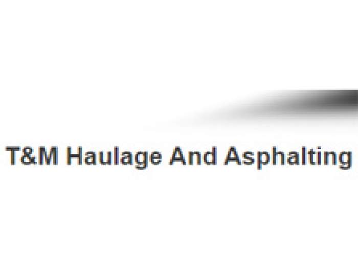 T&M Haulage And Asphalting logo