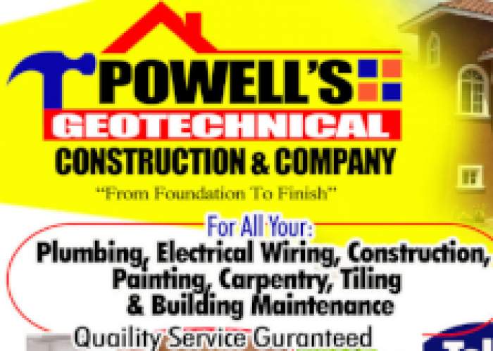 Powells Geotechnical Construction & Company logo