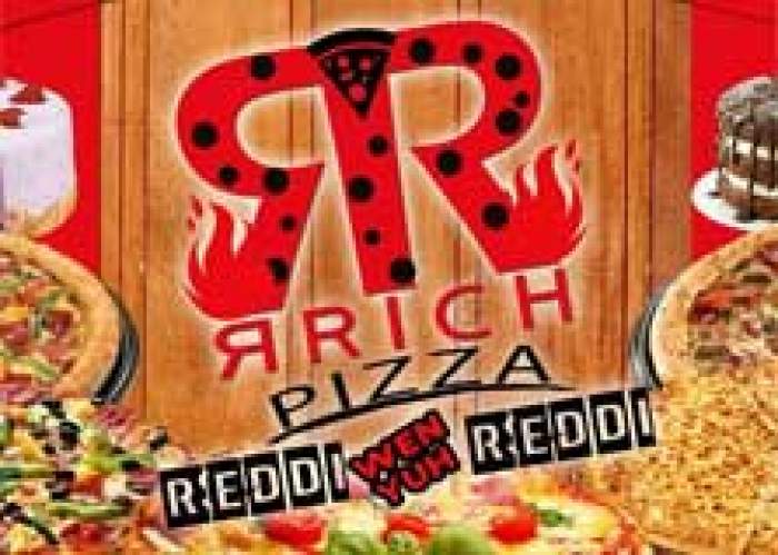 Rrich Pizza logo