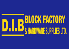 D I B Block Factory & Hardware Supplies logo