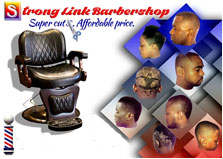 Strong Link Barbershop logo