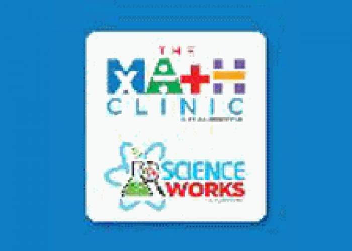 The Math Clinic & Science Works logo