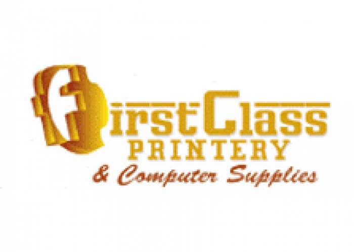 First Class Printery & Computer Supplies logo