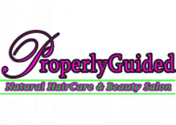 Properly Guided Natural HairCare & Beauty Salon logo