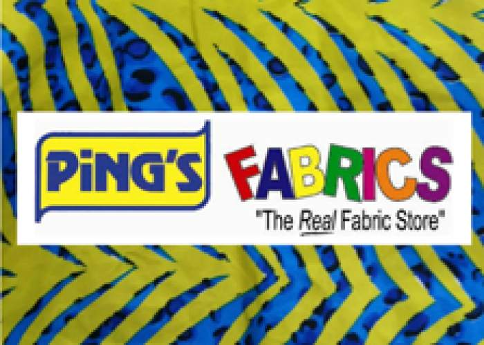 Ping's Fabrics logo