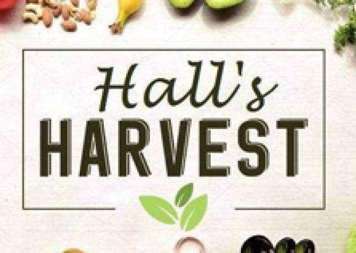 Hall's Harvest logo