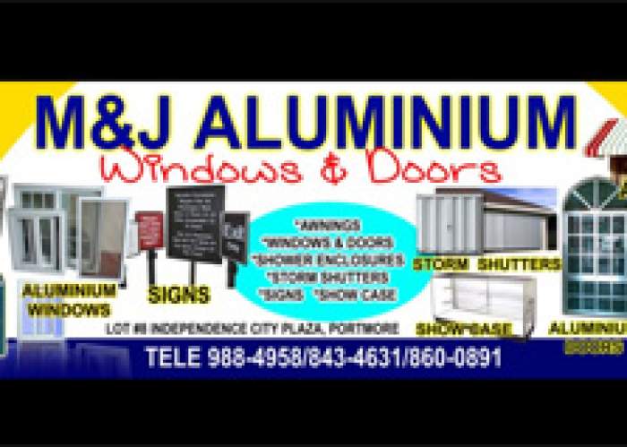 M & J Aluminium Windows & Doors logo