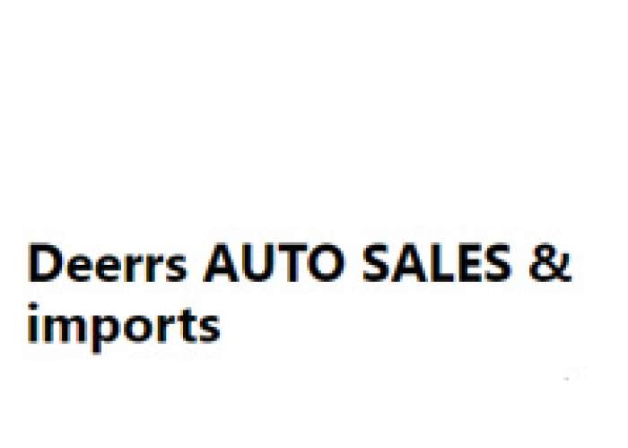 Deerrs AUTO SALES & imports logo